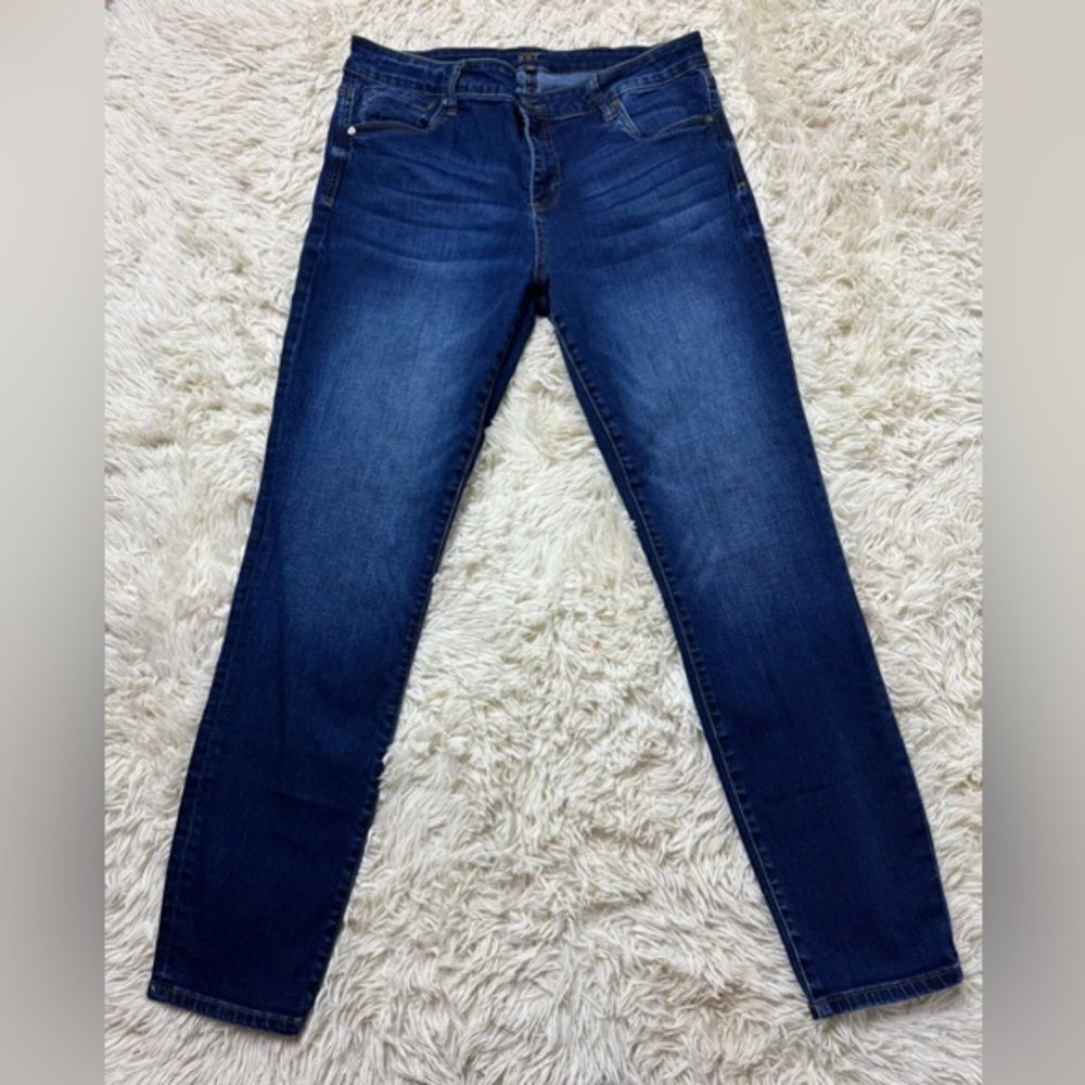 EUC KUT From the Kloth Dark Dark Blue Skinny Jeans size 14 short